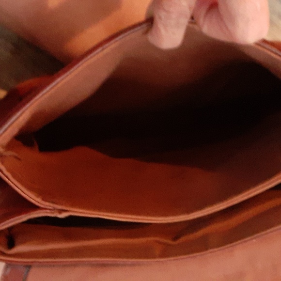 VINTAGE 70s Leather Etienne Aigner Braided  Purse - Picture 4 of 5